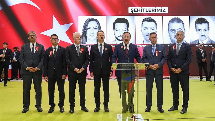 Cumhurbaşkanı Yardımcısı Yılmaz: Eskisinden de daha güçlü bir şekilde savunma sanayimizi geliştirmeye devam edeceğiz